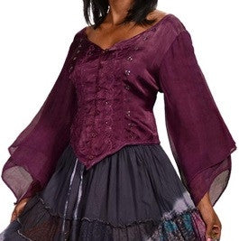 Womens Fairy Queen Blouse - HalfMoonMusic