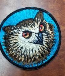 Embriodered Eagle Patch - HalfMoonMusic