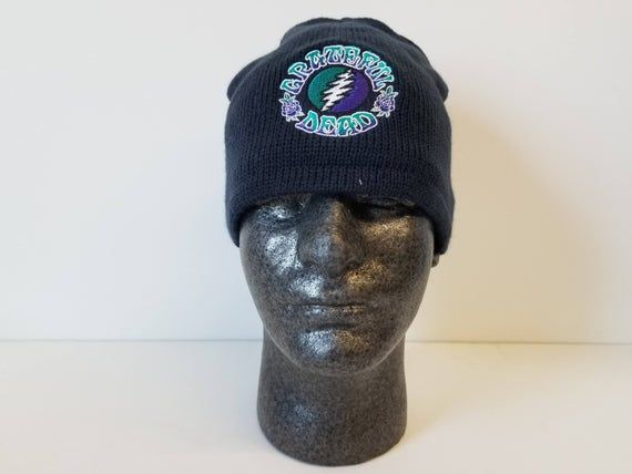 Grateful Dead Bolt Fleece Lined Beanie - HalfMoonMusic