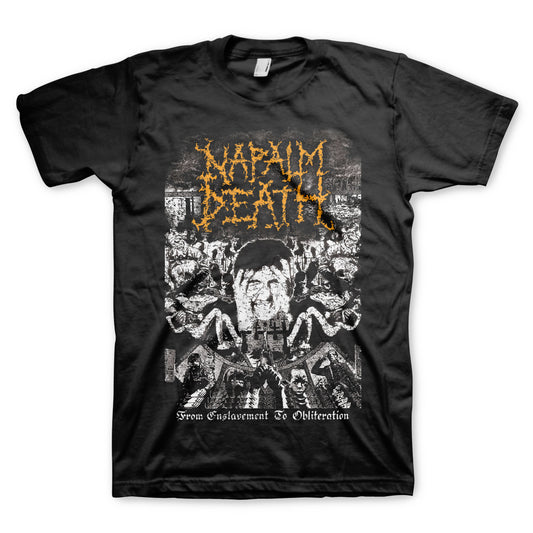 Mens Napalm Death FETO Logo T-shirt - HalfMoonMusic