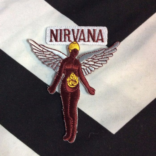 Nirvana In Utero Winged Lady Patch - HalfMoonMusic