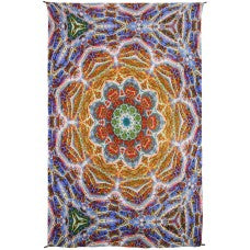 Volcanic Mandala Art Tapestry - HalfMoonMusic