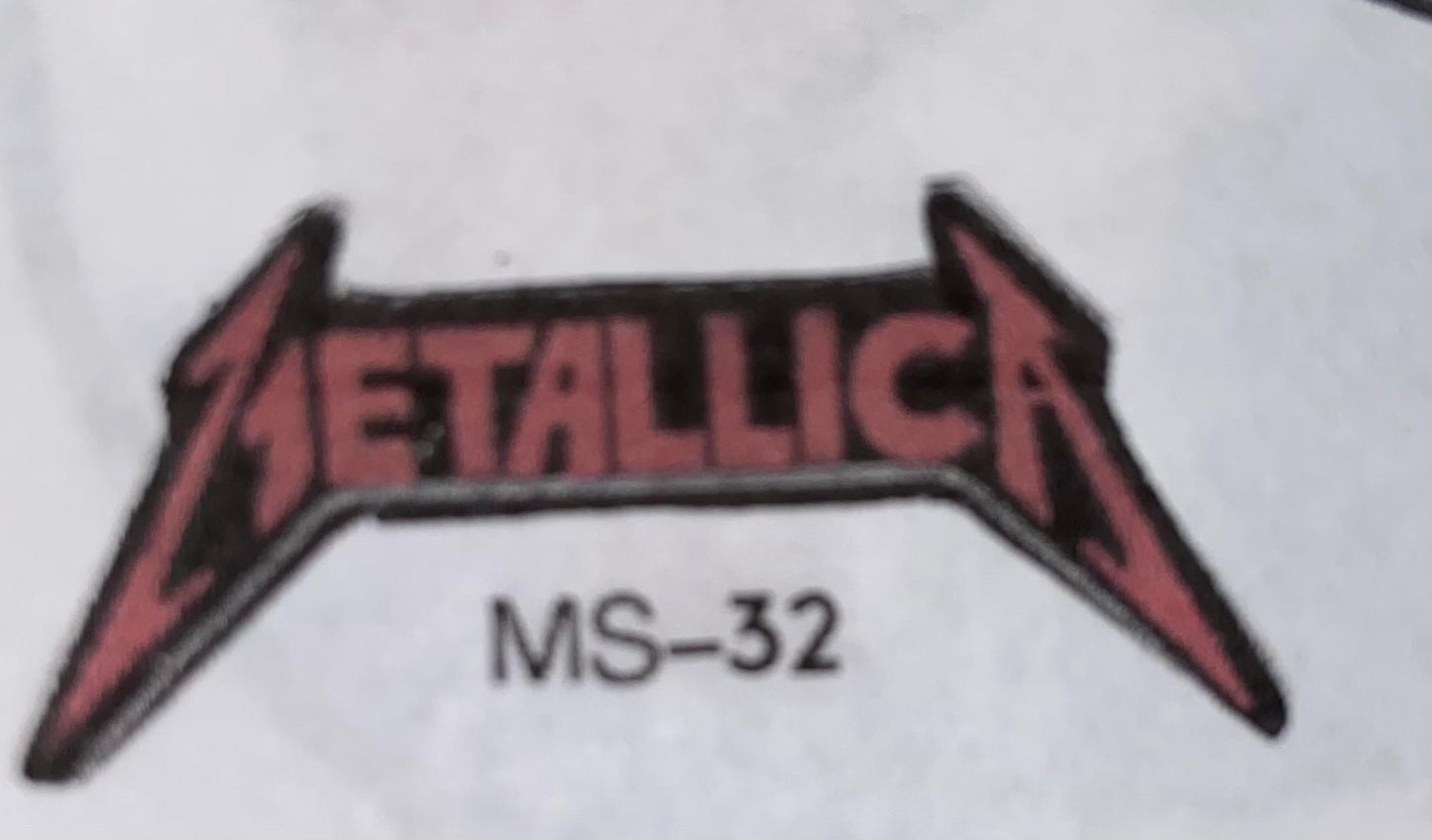 Metallica Metal Sticker - HalfMoonMusic