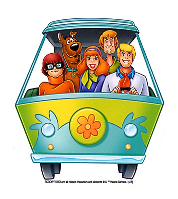 Scooby Doo Mystery Machine Sticker - HalfMoonMusic