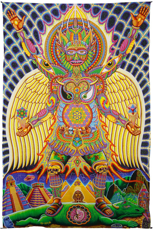 Holy Healer Evo Tapestry - HalfMoonMusic