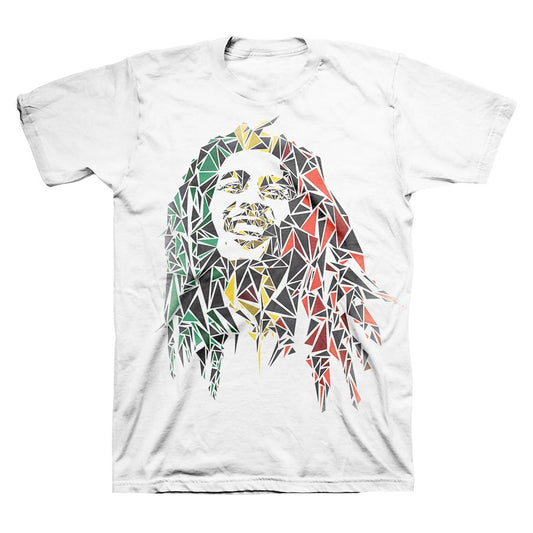 Bob Marley Mosaic T-Shirt - HalfMoonMusic