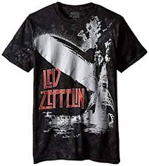 Mens Led Zeppelin Exploding Tie-Dye T-Shirt - HalfMoonMusic
