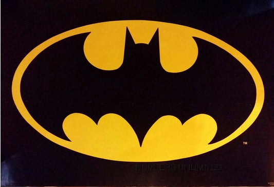 Bat Symbol Poster Batman - HalfMoonMusic