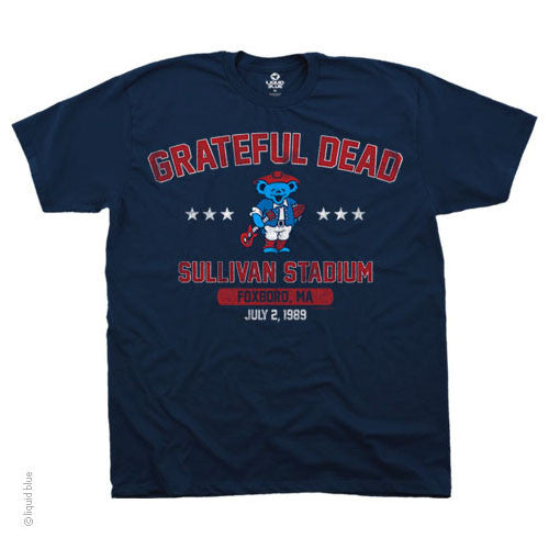 Grateful Dead Patriot Dead Sullivan Stadium '89 T-shirt - HalfMoonMusic