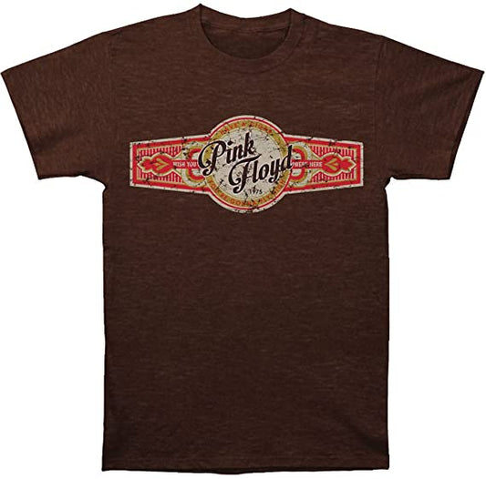 Mens Pink Floyd Have a Cigar Russet T-shirt - HalfMoonMusic