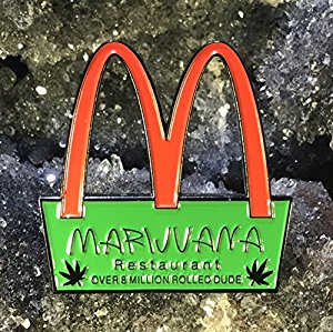 Big M Marijuana Hat Pin - HalfMoonMusic