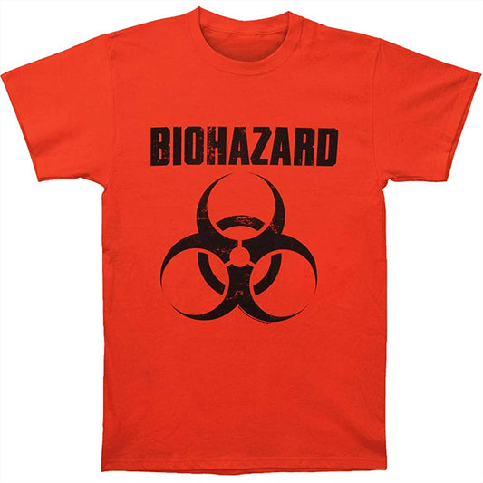 Mens Biohazard Classic Logo T-shirt - HalfMoonMusic