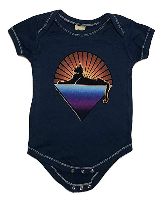 Cats Under The Stars Baby Onesie - HalfMoonMusic
