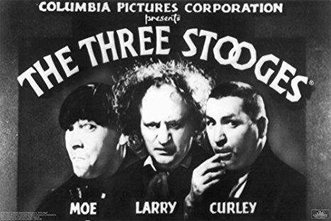 3 Stooges Opening Credits Poster - HalfMoonMusic