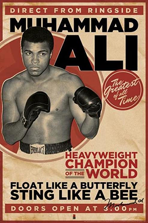 Ali Vintage Poster - HalfMoonMusic