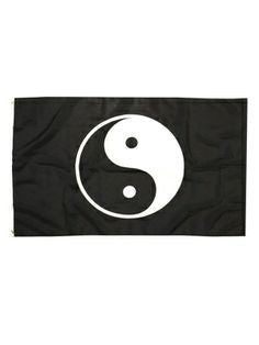 Yin & Yang Flag - HalfMoonMusic