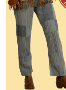 Mississippi Uptown Cotton Patchwork Pants with Pockets - HalfMoonMusic
