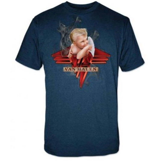 Men's Van Halen Smoking T-Shirt - HalfMoonMusic