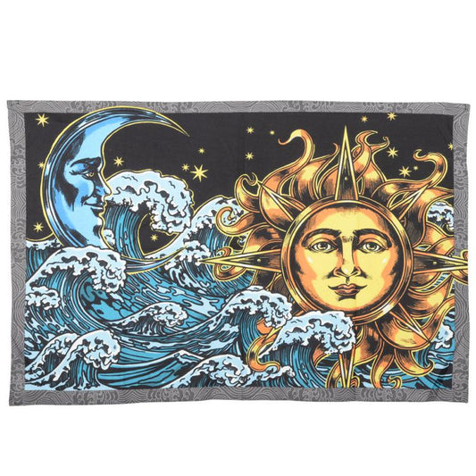 Moon Rising 30"x40" Tapestry - HalfMoonMusic