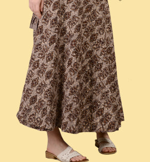 Cotton Hand Batik Wrap Skirt - HalfMoonMusic