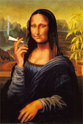 Mona Lisa Joint Poster - HalfMoonMusic