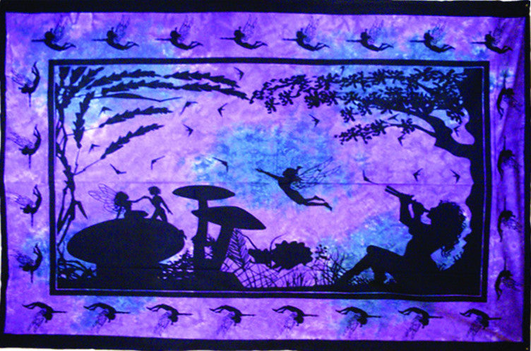 Wonderland Tie Dye Tapestry - HalfMoonMusic