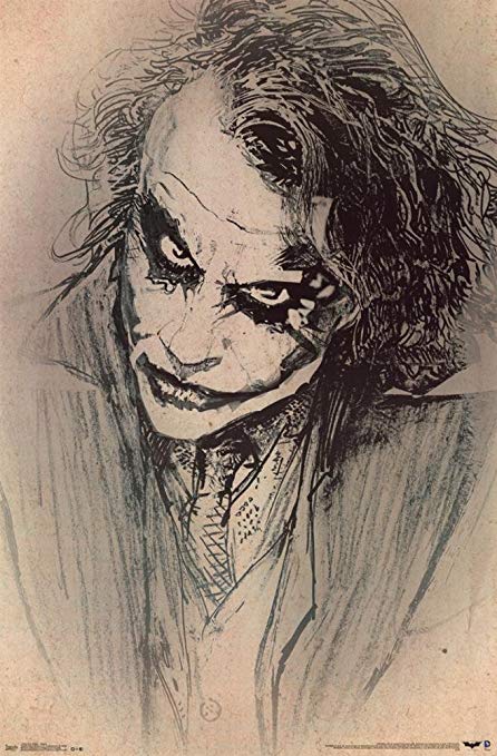 Dark Night Sketch Poster - HalfMoonMusic