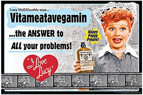 I love Lucy vitameatavegamin Poster - HalfMoonMusic