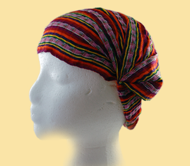 Woven Cotton Kerchief Headband - HalfMoonMusic