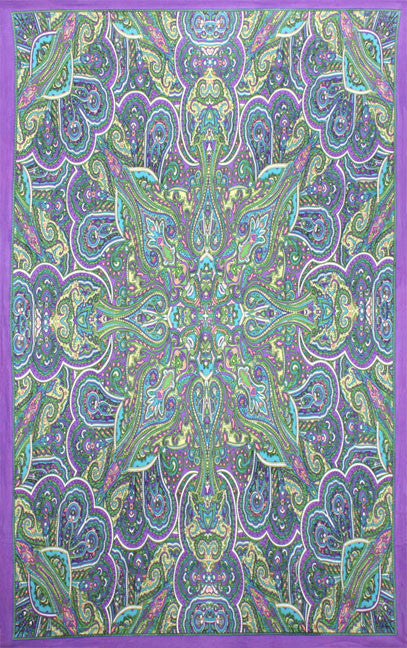 Kaleidoscope Paisley 3D Tapestry - HalfMoonMusic