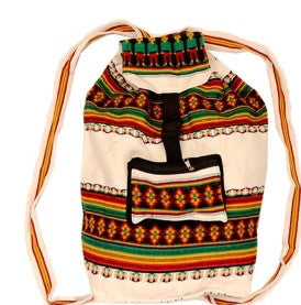 Roots Rock Reggae Rasta Backpack - HalfMoonMusic