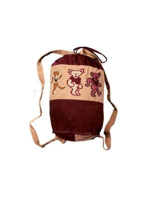 Dancing Bear Duffle Backpack - HalfMoonMusic