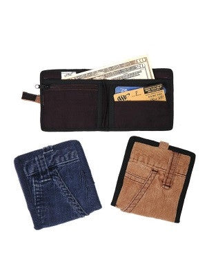 Corduroy Pants Pocket Wallet - HalfMoonMusic