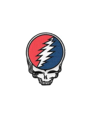 Grateful Dead Classic Steal Your Face Patch - HalfMoonMusic