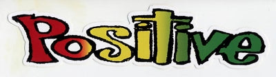 Positive Rasta Sticker - HalfMoonMusic