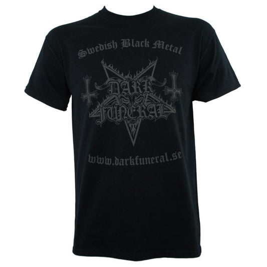 Men's Swedish Black Metal Dark Funeral T-Shirt - HalfMoonMusic