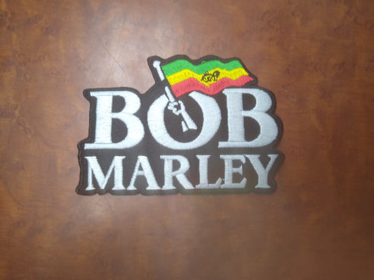 Bob Marley Flag Patch - HalfMoonMusic