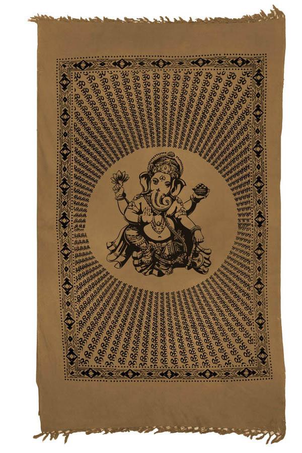 Ohm Ganesha Tapestry - HalfMoonMusic