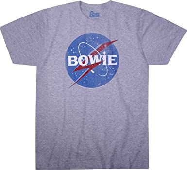 Mens Bowie In Space T-shirt - HalfMoonMusic