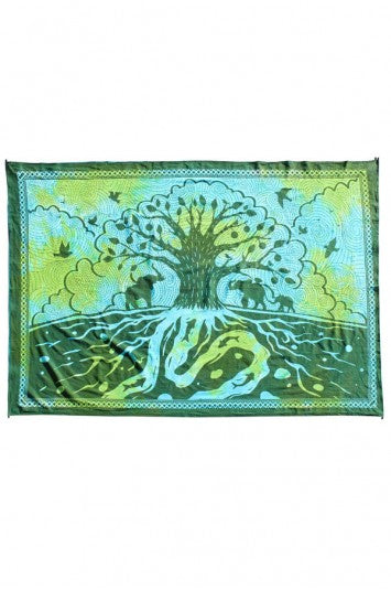 The Tree Of Life Lakhays Tapestry - HalfMoonMusic