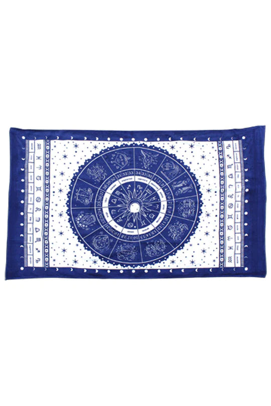 Starry Zodiac Tapestry - HalfMoonMusic