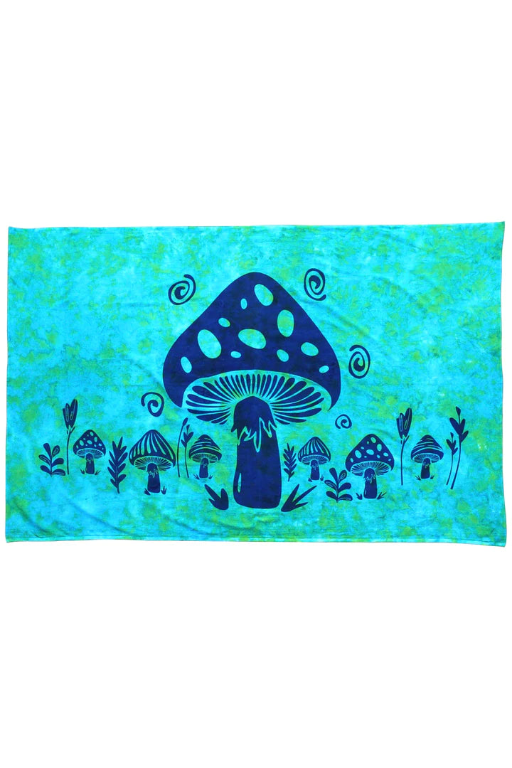 Magic Mushroom Tapestry - HalfMoonMusic