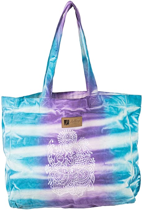 Tie-Dye Canvas Eco Print Bag - HalfMoonMusic