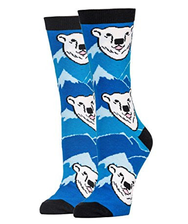 Women's Polar Ice Caps Socks - HalfMoonMusic