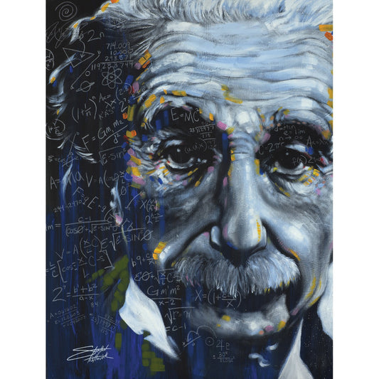 Einstein: It's All Relative Poster - HalfMoonMusic