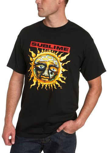 Men's Sublime Sun Black T-shirt - HalfMoonMusic