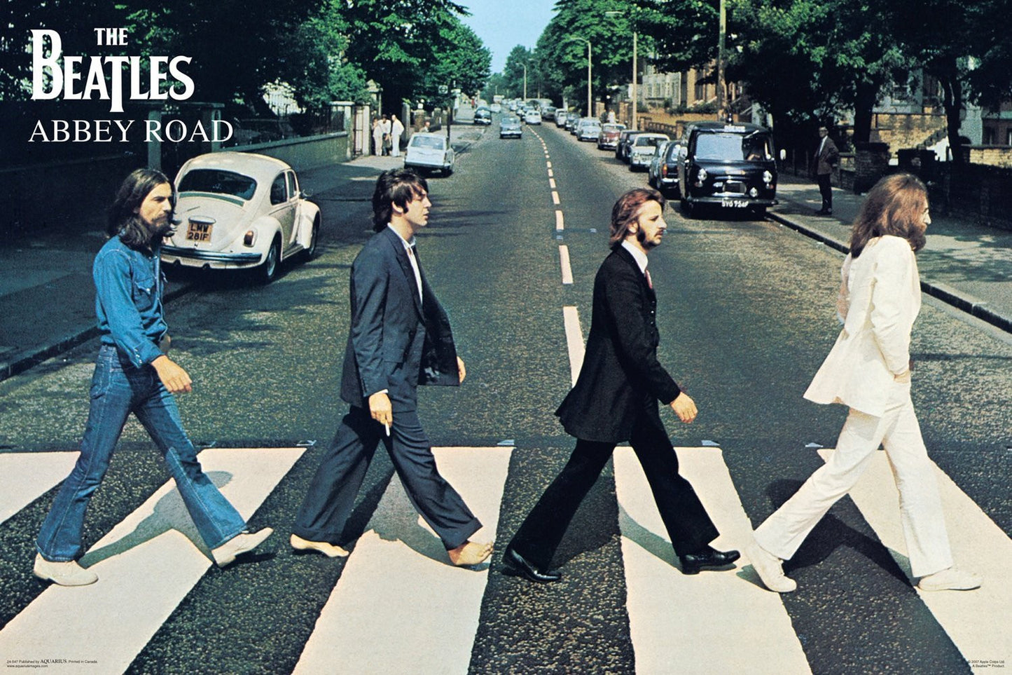 The Beatles Abbey Road Poster - HalfMoonMusic