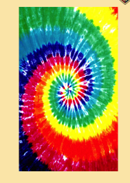 Tie Dye Beach Towel - HalfMoonMusic