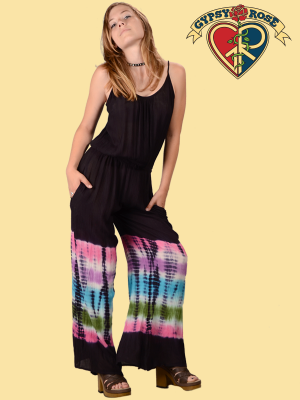 Tie Dye Jumpsuit - HalfMoonMusic