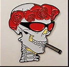 Grateful Dead Dark Star Skeleton Hat Pin - HalfMoonMusic